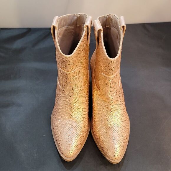 BRAND NEW FOREVER RIVER RHINESTONE WESTERN BOOTIES - Picture 2 of 13